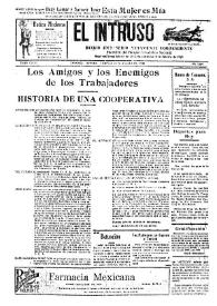 Portada:El intruso. Diario Joco-serio netamente independiente. Tomo LXXIII, núm. 7230, domingo 24 de agosto de 1941