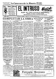 Portada:El intruso. Diario Joco-serio netamente independiente. Tomo LXXIII, núm. 7251, sábado 20 de septiembre de 1941
