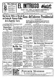 Portada:El intruso. Diario Joco-serio netamente independiente. Tomo LXXIII, núm. 7254, miércoles 24 de septiembre de 1941