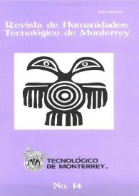 Portada:Revista de Humanidades : Tecnológico de Monterrey. Número 14, primavera 2003