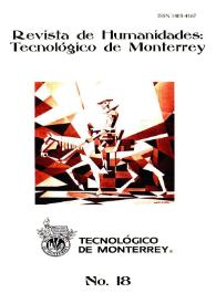 Portada:Revista de Humanidades : Tecnológico de Monterrey. Número 18, primavera 2005