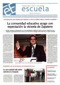Escuela española. Núm. 3616, 18 de marzo de 2004