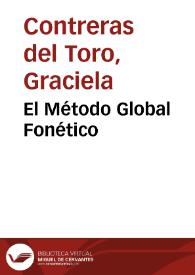 Portada:El Método Global Fonético