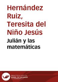 Portada:Julián y las matemáticas