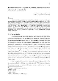 Constitución histórica y anglofilia en la Francia pre-revolucionaria (la alternativa de los "Notables") / Joaquín Varela Suanzes-Carpegna | Biblioteca Virtual Miguel de Cervantes