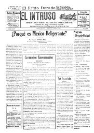 Portada:El intruso. Diario Joco-serio netamente independiente. Tomo LXXIV, núm. 7499, viernes 17 de julio de 1942