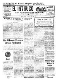 Portada:El intruso. Diario Joco-serio netamente independiente. Tomo LXXV, núm. 7517, sábado 8 de agosto de 1942 [sic]