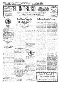 Portada:El intruso. Diario Joco-serio netamente independiente. Tomo LXXV, núm. 7539, jueves 3 de septiembre de 1942