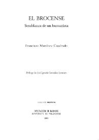 Portada:El Brocense : semblanza de un humanista / Francisco Martínez Cuadrado ; prólogo de José Ignacio González Lorenzo