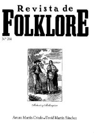 Portada:Revista de Folklore. Tomo 22b. Núm. 264, 2002