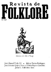 Portada:Revista de Folklore. Tomo 14b. Núm. 167, 1994