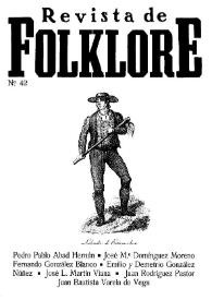 Portada:Revista de Folklore. Tomo 4a. Núm. 42, 1984