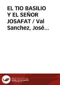 Portada:EL TIO BASILIO Y EL SEÑOR JOSAFAT / Val Sanchez, José Delfín
