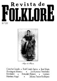 Portada:Revista de Folklore. Tomo 20a. Núm. 230, 2000