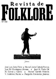 Portada:Revista de Folklore. Tomo 16b. Núm. 192, 1996