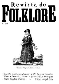Portada:Revista de Folklore. Tomo 15b. Núm. 180, 1995