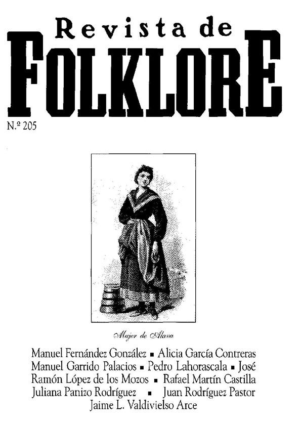 Revista de Folklore. Tomo 18a. Núm. 205, 1998 | Biblioteca Virtual Miguel de Cervantes