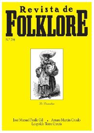 Portada:Revista de Folklore. Tomo 24b. Núm. 284, 2004