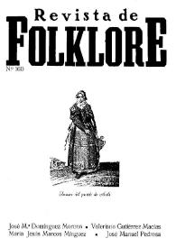 Portada:Revista de Folklore. Tomo 14a. Núm. 160, 1994