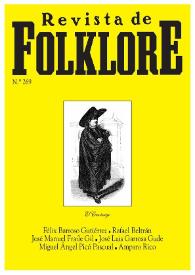 Portada:Revista de Folklore. Tomo 23a. Núm. 269, 2003