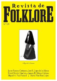 Portada:Revista de Folklore. Tomo 28a. Núm. 329, 2008