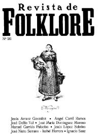 Portada:Revista de Folklore. Tomo 3a. Núm. 26, 1983