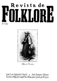 Portada:Revista de Folklore. Tomo 19b. Núm. 224, 1999