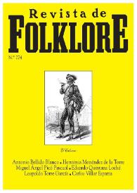 Portada:Revista de Folklore. Tomo 23b. Núm. 274, 2003