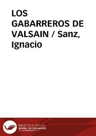 Portada:LOS GABARREROS DE VALSAIN / Sanz, Ignacio