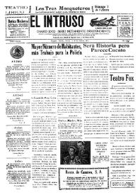 Portada:El intruso. Diario Joco-serio netamente independiente. Tomo LXXVI, núm. 7650, martes 2 de febrero de 1943