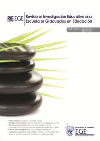 Revista de Investigación Educativa de la Escuela de Graduados en Educación. Volumen 1, núm. 1, abril-septiembre 2010 | Biblioteca Virtual Miguel de Cervantes
