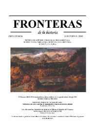 Portada:Fronteras de la Historia. Vol. 8, núm. 8, 2003