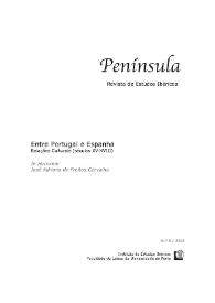 Portada:Península : Revista de Estudos Ibéricos. Núm. 0, 2003