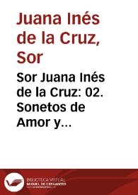 Portada:Sor Juana Inés de la Cruz: 02. Sonetos de Amor y Discreción