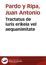 Portada:Tractatus de iuris erikeia vel aequanimitate