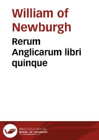 Portada:Rerum Anglicarum libri quinque