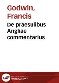 Portada:De praesulibus Angliae commentarius