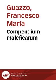 Compendium maleficarum | Biblioteca Virtual Miguel de Cervantes