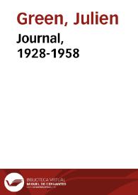 Portada:Journal, 1928-1958