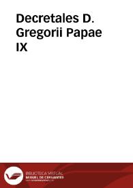 Portada:Decretales D. Gregorii Papae IX