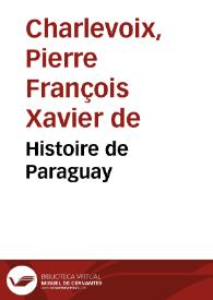 Portada:Histoire de Paraguay