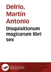 Portada:Disquisitionum magicarum libri sex