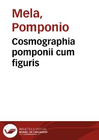 Cosmographia pomponii cum figuris