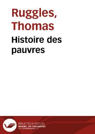 Histoire des pauvres | Biblioteca Virtual Miguel de Cervantes