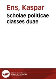 Portada:Scholae politicae classes duae