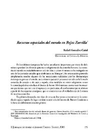 Portada:Recursos espaciales del enredo en Rojas Zorrilla / Rafael González Cañal