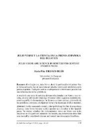 Jules Verne y la ciencia en la prensa española del siglo XIX / María Pilar Tresaco Belío | Biblioteca Virtual Miguel de Cervantes