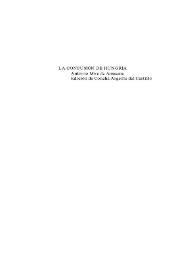 Portada:La confusión de Hungría / Antonio Mira de Amescua ; ed. Concha Argente del Castillo