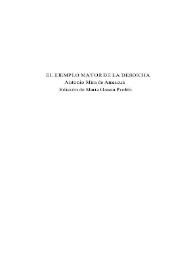 Portada:El ejemplo mayor de la desdicha / Antonio Mira de Amescua ; ed. Maria Grazia Profeti