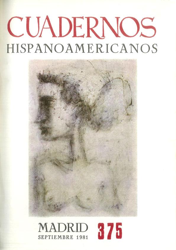 Cuadernos Hispanoamericanos. Núm. 375, septiembre 1981 | Biblioteca Virtual Miguel de Cervantes
